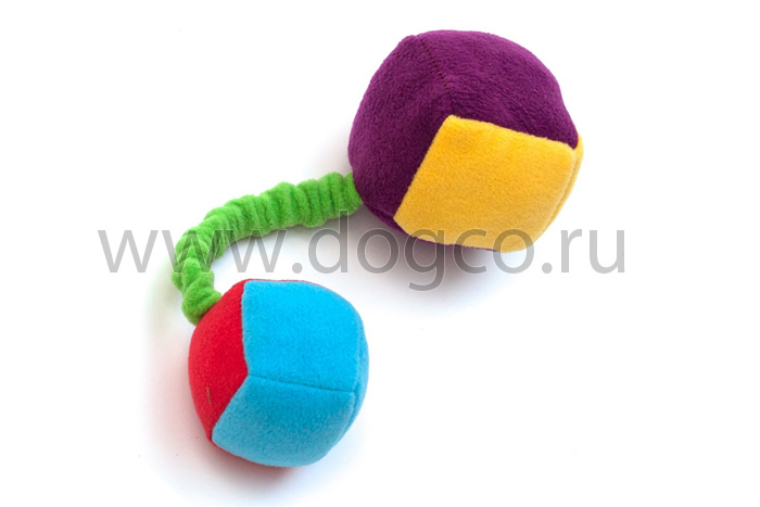 Игрушка для собак "Кубики" на резинке